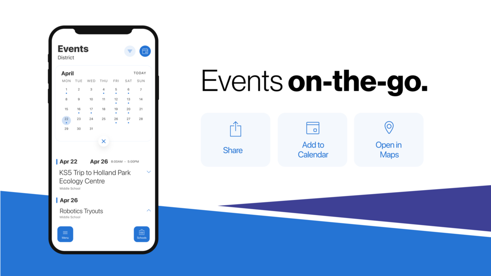 New site and App Loudon Elementary School